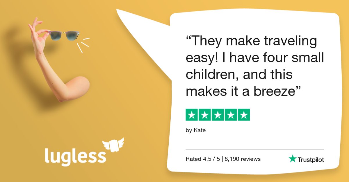 lugless's tweet photo. Spring break is right around the corner (yay!) 

Don't let the stress of traveling with kids hold you back this year, we've got your back 

#justLugLess https://t.co/M177mwZA9K