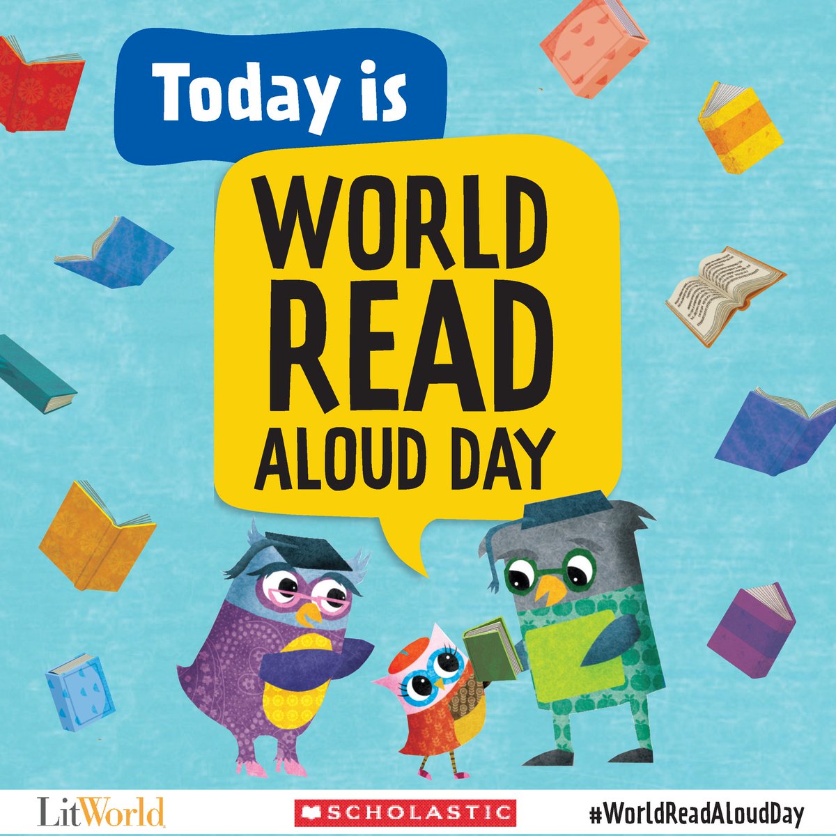 WOWBookandToy's tweet photo. We're celebrating one of my most fave days &amp; activity 🥳 Happy #WorldReadAloudDay! Thank you to @Scholastic for highlighting such an important part of kid lit. Remember reading aloud doesn't always have to be adult lead, &amp; it isn't just for the little ones 🖤📚

#diversekidlit https://t.co/Y1BIMRSjun