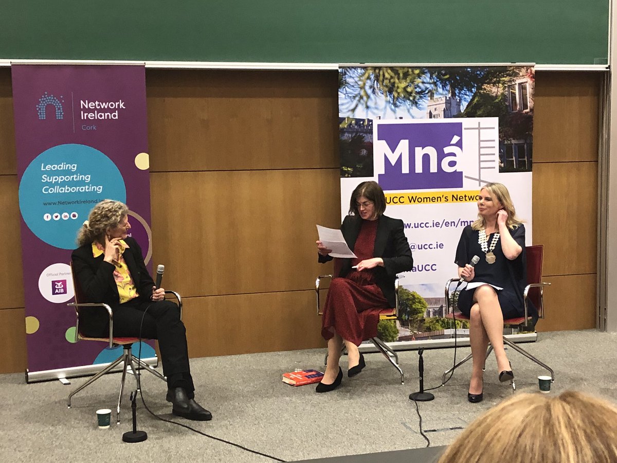 Delighted to have attended @MnaUCC and @NetworkCork joint event this eve to discuss #TheAuthorityGap with #author @MASieghart #DiversityandInclusion