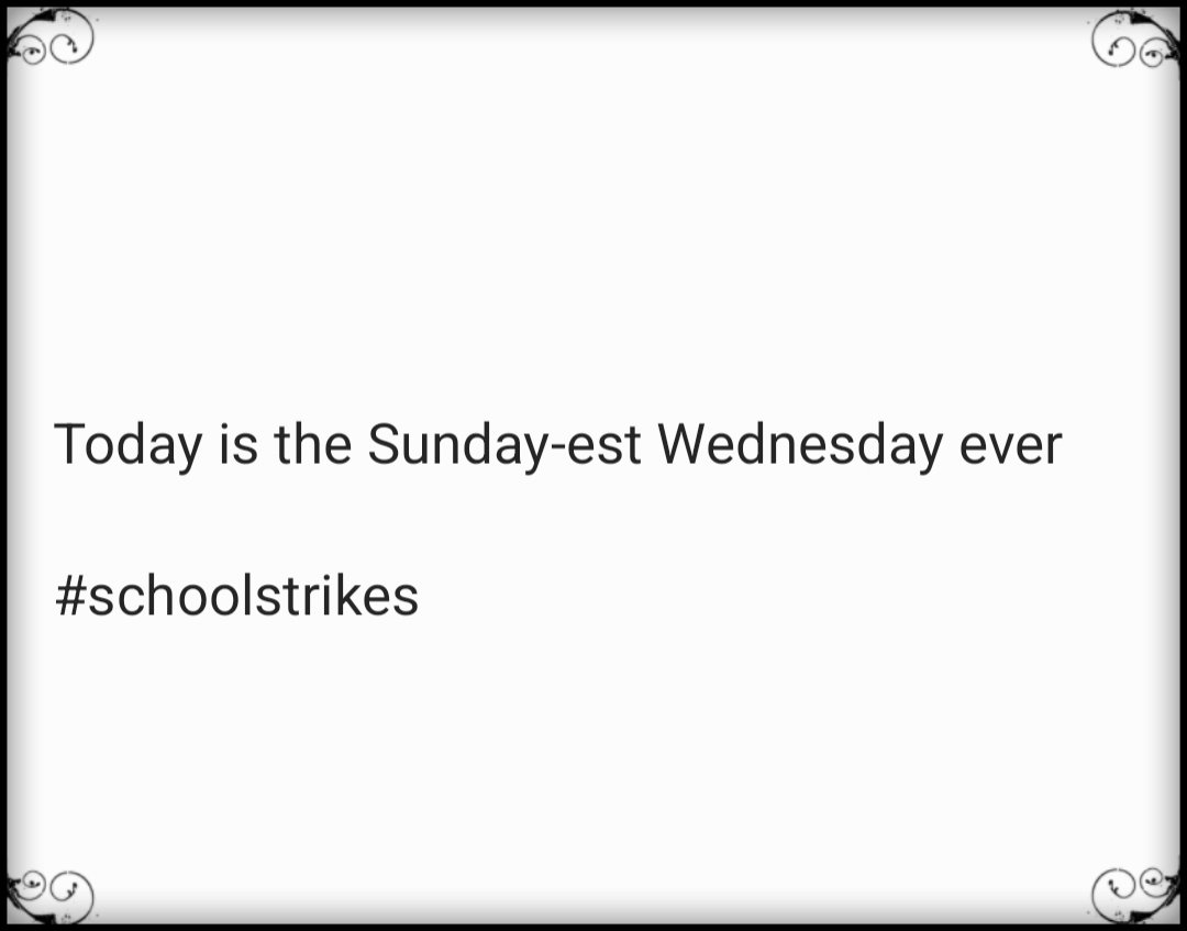 CherylAnnBoot's tweet photo. #Today in the #UK we have had #schoolstrikes in some parts. We stayed home, the kids had fun, I did no work and it was relaxing.... surely it was #Sunday!
What have you done on your school strike day?
#Mum #author #writer #didntwrite #poet #poetry #book #England #StrikeAction https://t.co/sal5BkSOiH
