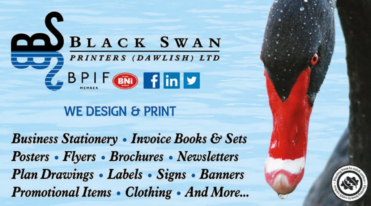blackswanprinting.co.uk
Local printing for local people.