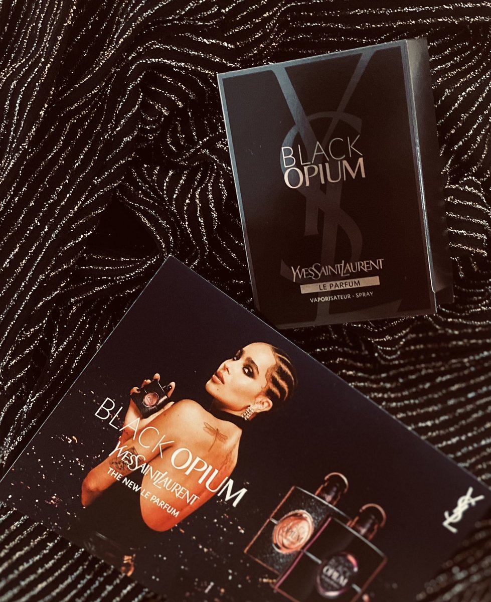 HC @ St. Bonaventure is obsessed with our samples of YSL Black Opium! We'll be smelling fresh this Spring semester! 🖤🪩