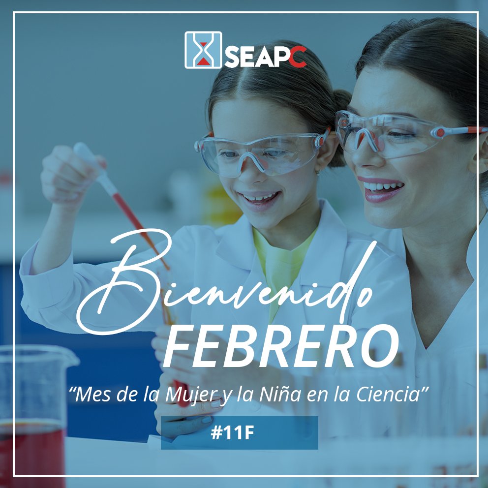 criticoSEAPC's tweet photo. ¡Damos la bienvenida a #FEBRERO! Mes del  a la celebración del #11F “Día de la Mujer y la Niña en la Ciencia”
Iniciativa ciudadana para conmemorar el #11f Día Internacional de la Mujer y la Niña en la Ciencia #11f https://t.co/dvF2plp48A