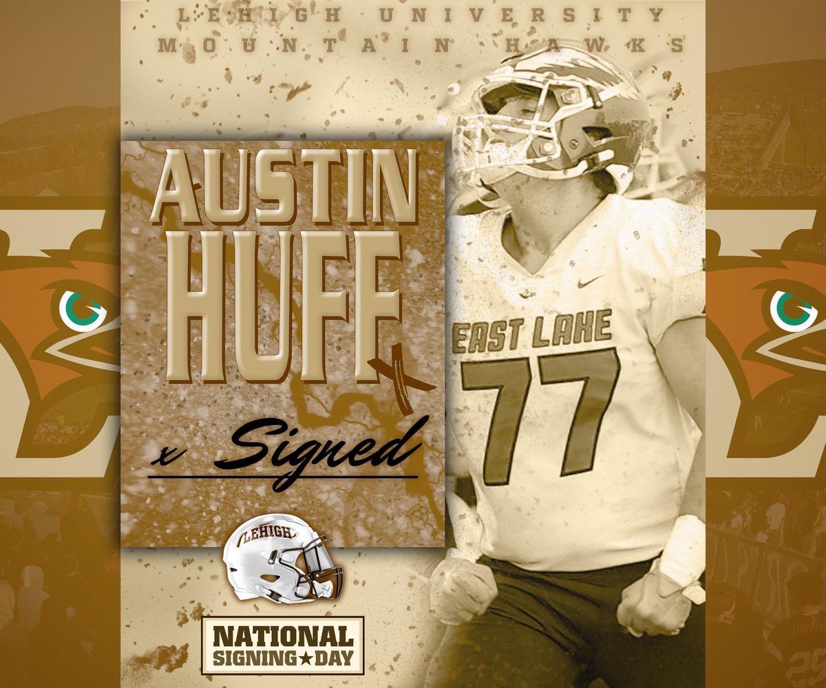 eastlakefball's tweet photo. Congratulations to Austin Huff (@austinhuff_) and Luke Yoder (@LukeYoder2023) who both signed with Lehigh University! We are very excited to see what these young men do at the next level both athletically and academically! Congrats Men! #NSD2023 #EagleNation #EagleFamily https://t.co/uUj7ngymZq