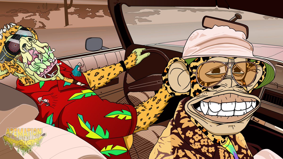 Bored &amp; Loathing. <a href="/BoredApeYC/">Bored Ape Yacht Club 🍌</a> #BAYC #MAYC