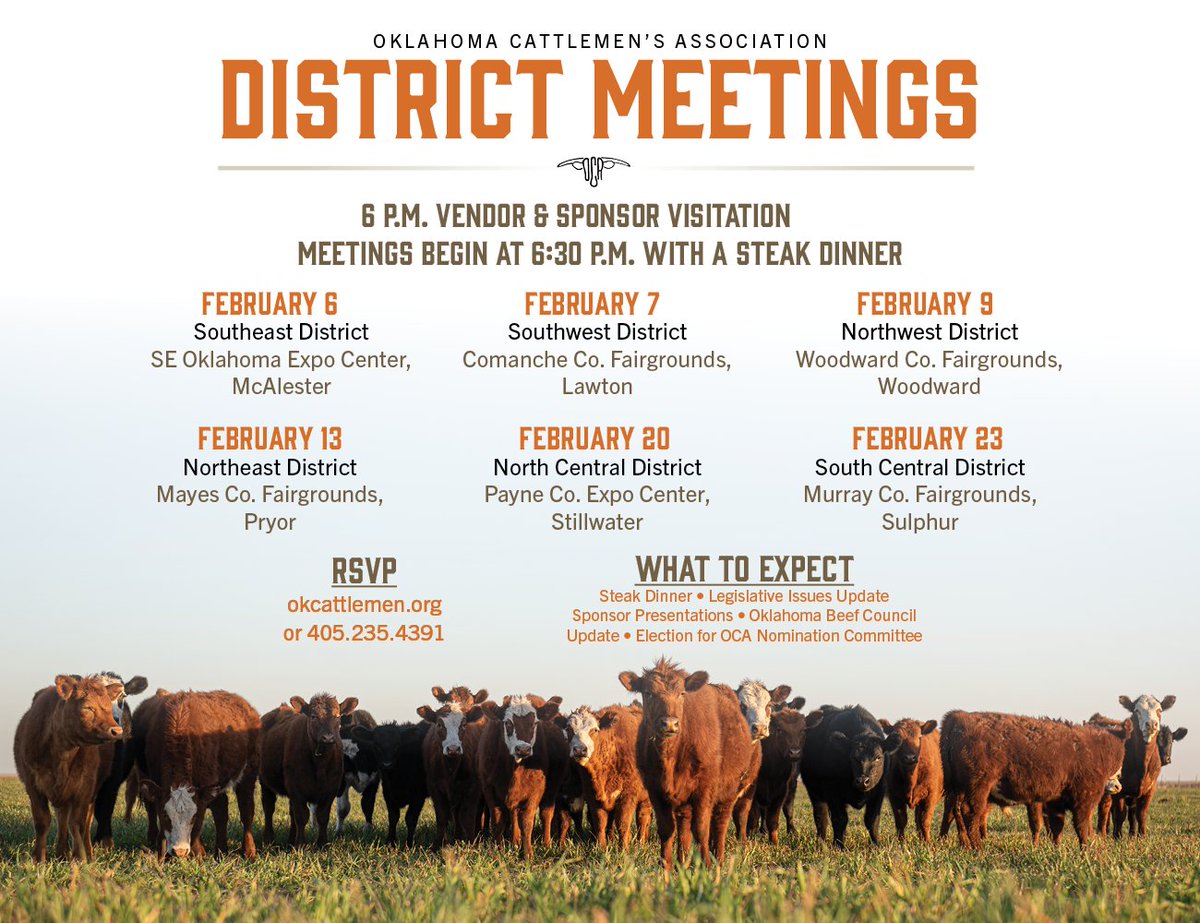 District Meetings begin next week! 
👉 RSVP here  bit.ly/OCADistrictMee…