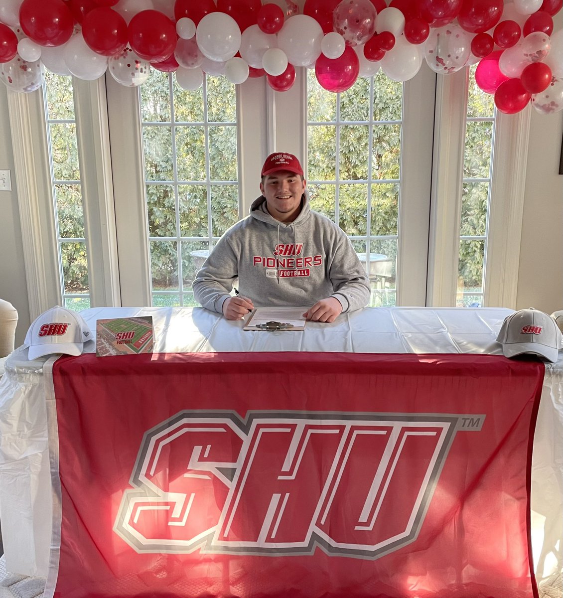 We are very proud of Pacen for signing his National Letter of Intent to play football at Sacred Heart University. #SHU #PioneersFootball
