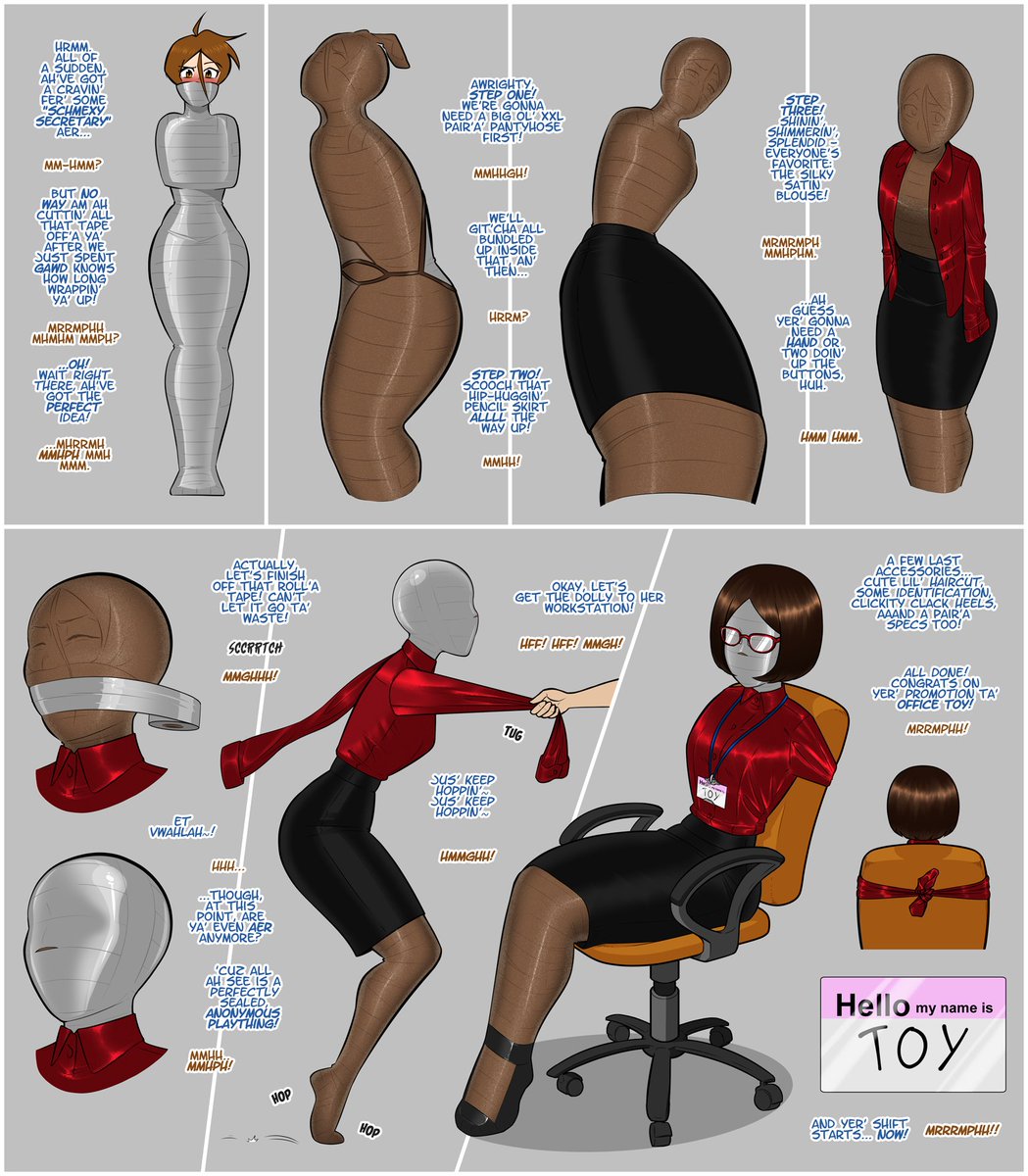 Aeria's taking the day off, but 'Toy' is happy to cover her shift! 🤐