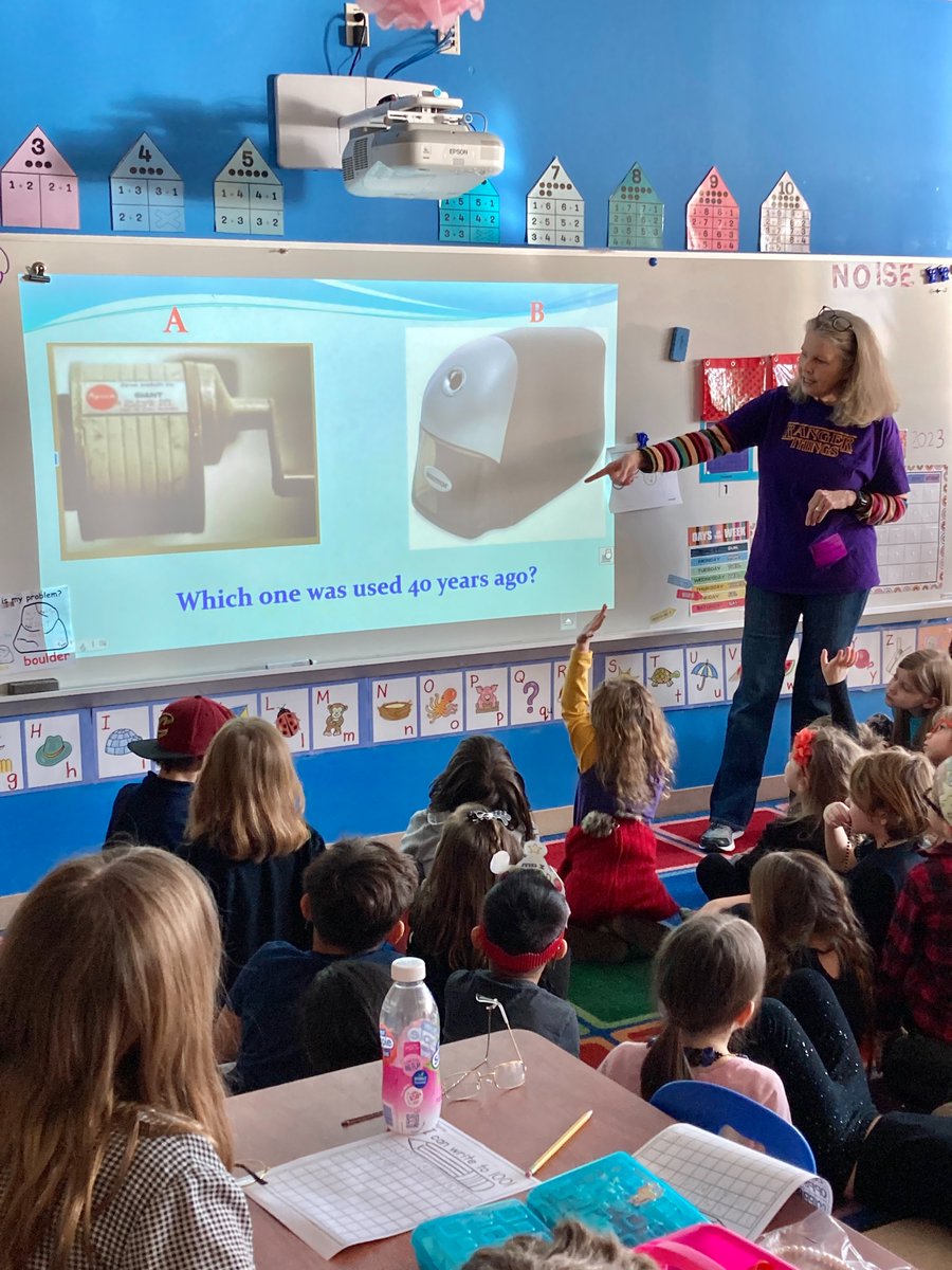 💯 was the number of the day <a href="/LkwdRoosevelt/">Roosevelt Elementary</a>  today as the school celebrated 💯 years since its founding and 💯 days of school this year! Some retired Roosevelt teachers shared their memories and how the Roosevelt experience has changed over the years. Cheers to 💯 more Roosevelt!