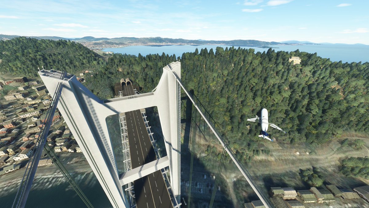 ARROW2929's tweet image. ベルーガ🐬ちゃんで岡山観光🥰
鷲羽山、倉敷マスカットスタジアム🍇、倉敷美観地区【大原美術館】、岡山後楽園【岡山城跡🏯】
ベルーガちゃん😍#BelugaModPlease for #msfs2020
 #MSFS測量部