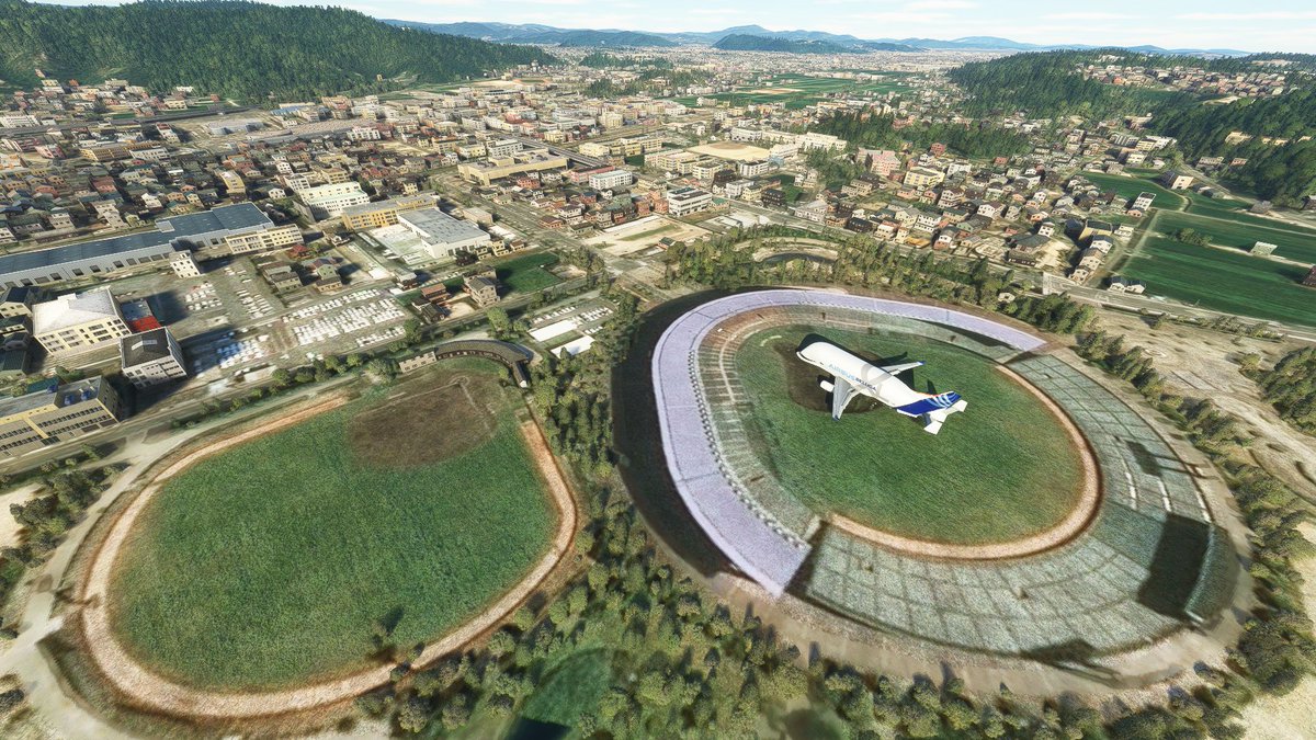 ARROW2929's tweet image. ベルーガ🐬ちゃんで岡山観光🥰
鷲羽山、倉敷マスカットスタジアム🍇、倉敷美観地区【大原美術館】、岡山後楽園【岡山城跡🏯】
ベルーガちゃん😍#BelugaModPlease for #msfs2020
 #MSFS測量部