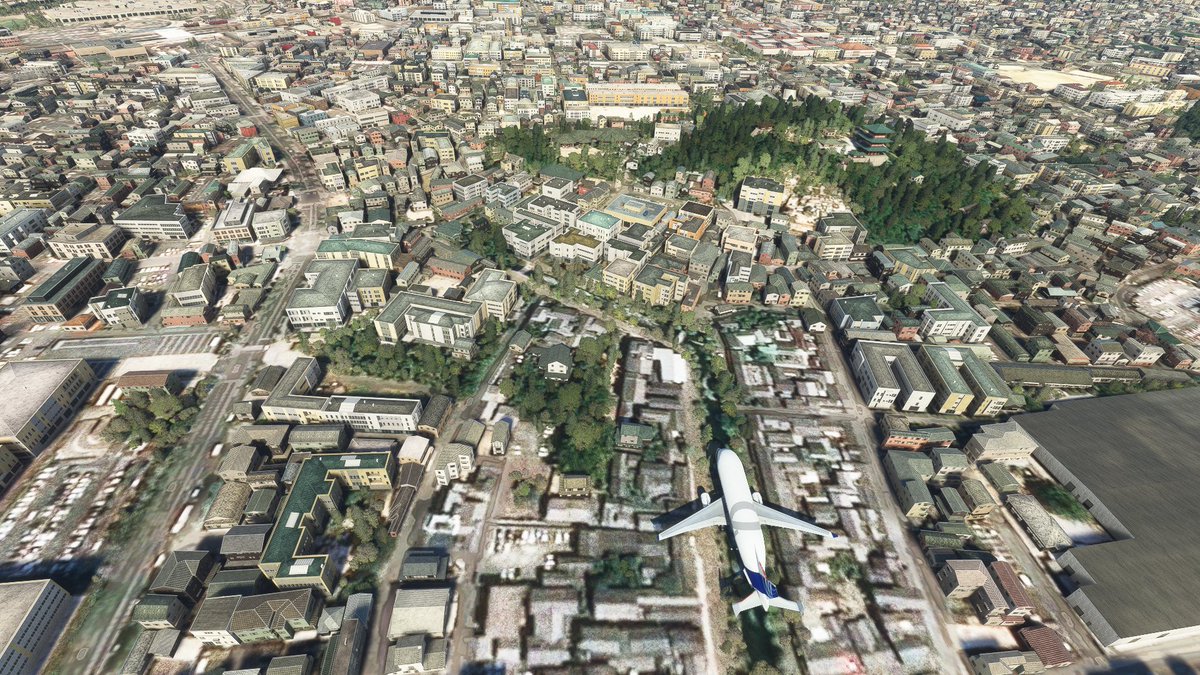 ARROW2929's tweet image. ベルーガ🐬ちゃんで岡山観光🥰
鷲羽山、倉敷マスカットスタジアム🍇、倉敷美観地区【大原美術館】、岡山後楽園【岡山城跡🏯】
ベルーガちゃん😍#BelugaModPlease for #msfs2020
 #MSFS測量部