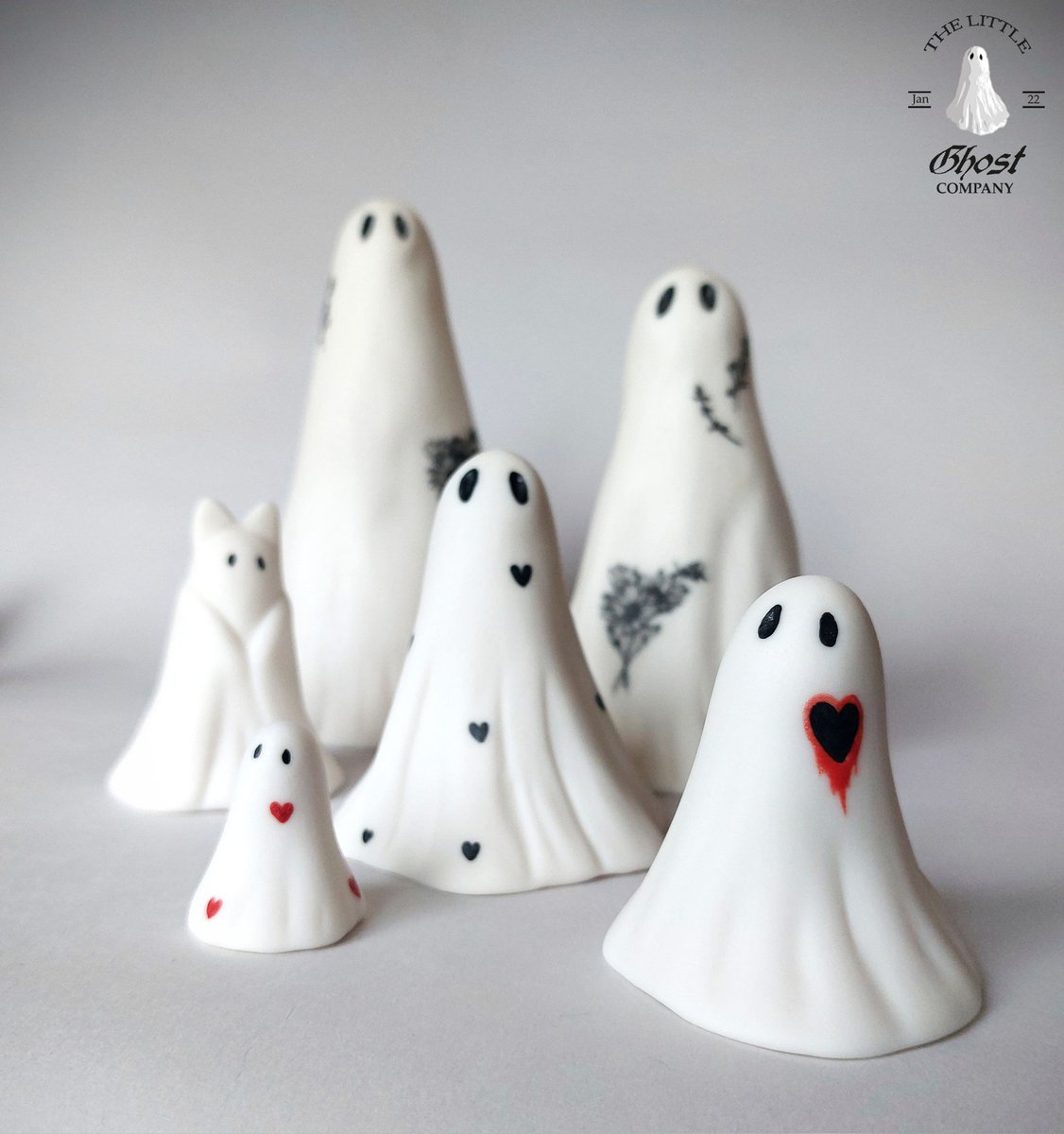 Our Valentines spooky collection 🖤
#ceramicghosts #madeinstoke #ghostfigures #ghostshop #thelittleghostcompany