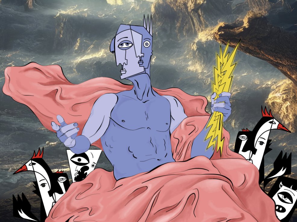 Congrats again to the amazing <a href="/sheasmith1/">Shea-Z 🐳💹🧲</a>, our second Stoics Olympian! This helpful community member will get an IRL painting from <a href="/GabrielJWeis/">Gabe Weis</a>💎

Who's going to win this month?👀

Art below by the 1st Stoics Olympian, <a href="/SBJ_NFT/">SweetBabyJebus</a> 🙏