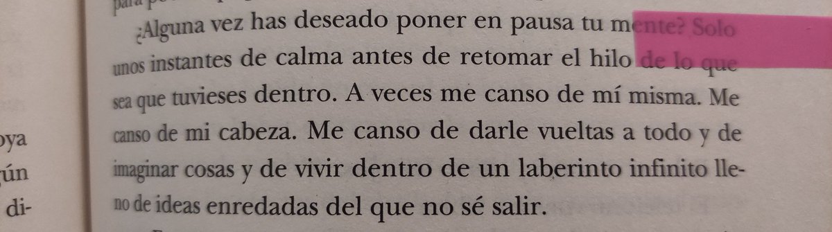 MpMercee's tweet image. Ojalá se pudiera poner en pausa la mente