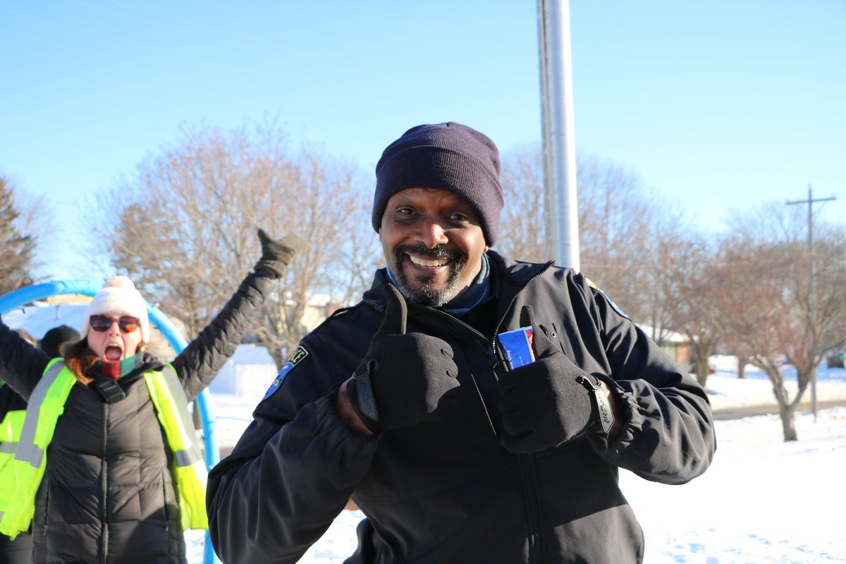 All the smiles and laughter warmed our sunny, 10-degree morning from our students and adults that joined us on our walk! Thank you to the Rochester Grizzley Hockey Team, the RPD Community Action Team, and the Fire Fighters from Station 4, that escorted our students to school!