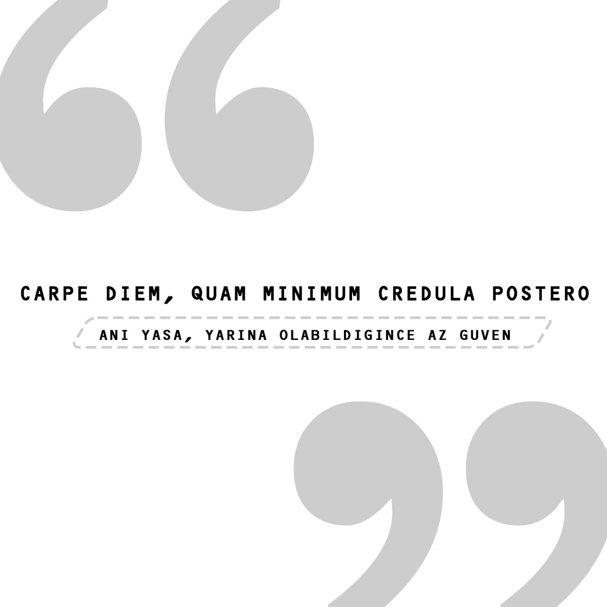 KgvLimitless's tweet photo. Carpe diem, quam minimum credula postero
Anı yaşamanın önemini biliyoruz, ya siz?

Kendinizden birşeyler bulabilceğiniz tasarımlarla bütünleşmiş latince sözlerle üretilmiş kupalardan birinde kendinizi bulabileceğinize eminiz 🤓

#carpediem #anıyaşa #kupa #latince #edebiyat https://t.co/l2Jvx5W6Cm