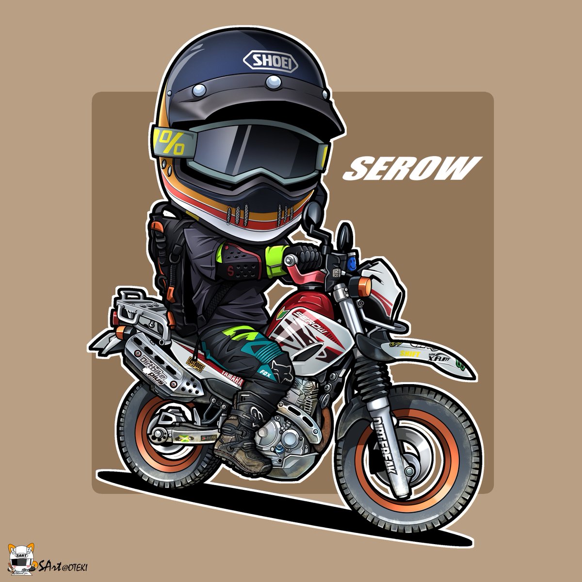 ground vehicle motorcycle motor vehicle helmet solo gloves 1boy  illustration images