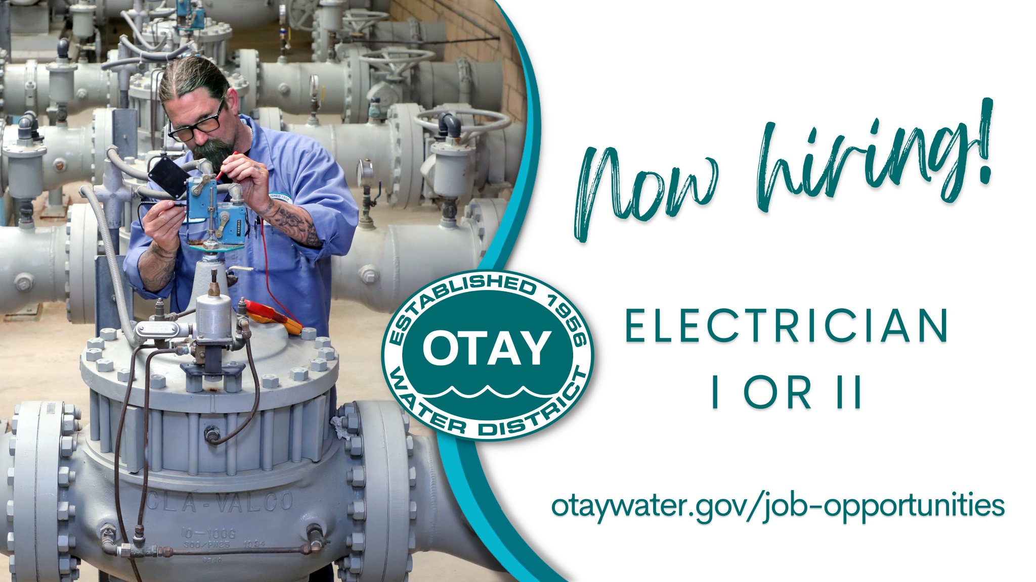 Otay Water District on Twitter "Job alert🔊 Otay is seeking an