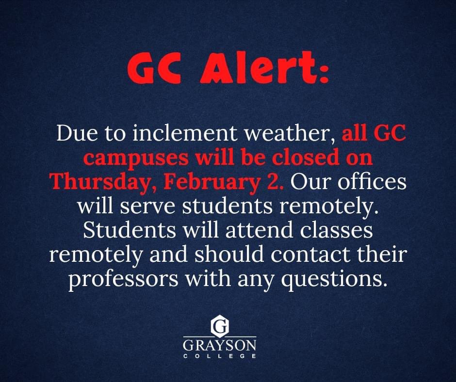 Grayson College tweet media