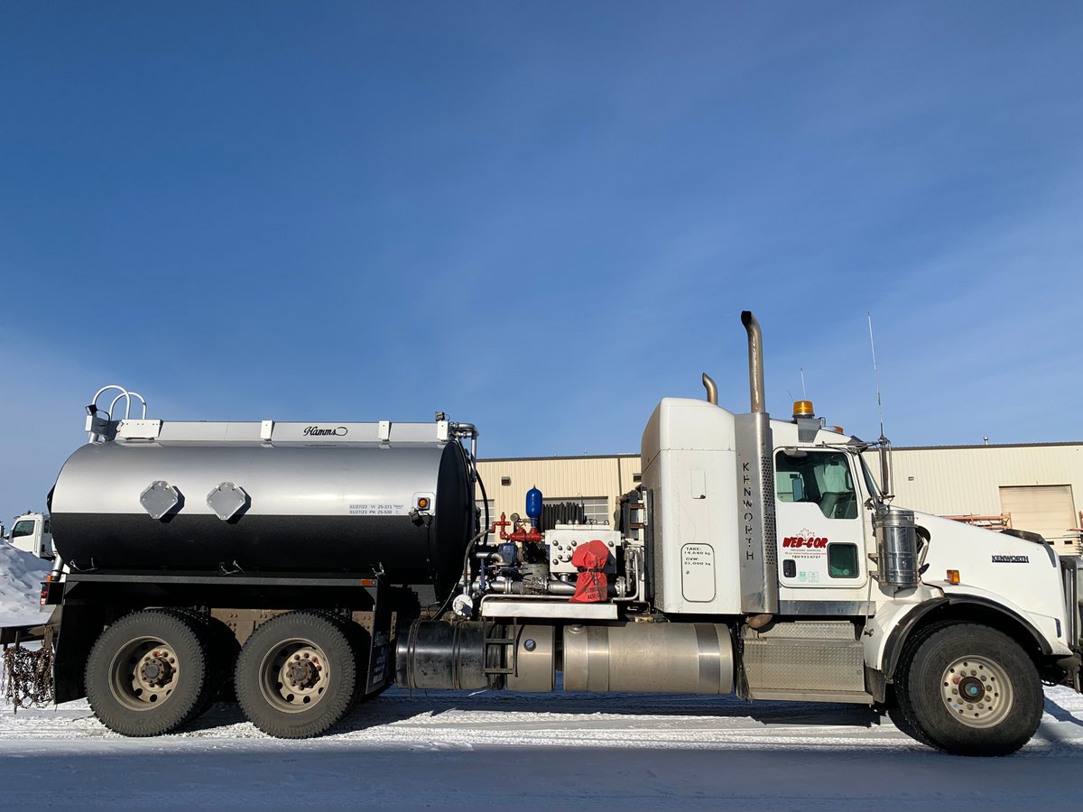 Goldec_Hamms's tweet image. Thank-you so much for your patronage Web-Cor Pressure Services!! Your new @Goldec_Hamms tank turned out beautiful and turn a around was excellent!!
#TankTruck #TankLife #AlbertaOilfield #AlbertaEnergy  #YQF @GWKenworth @KenworthTruckCo