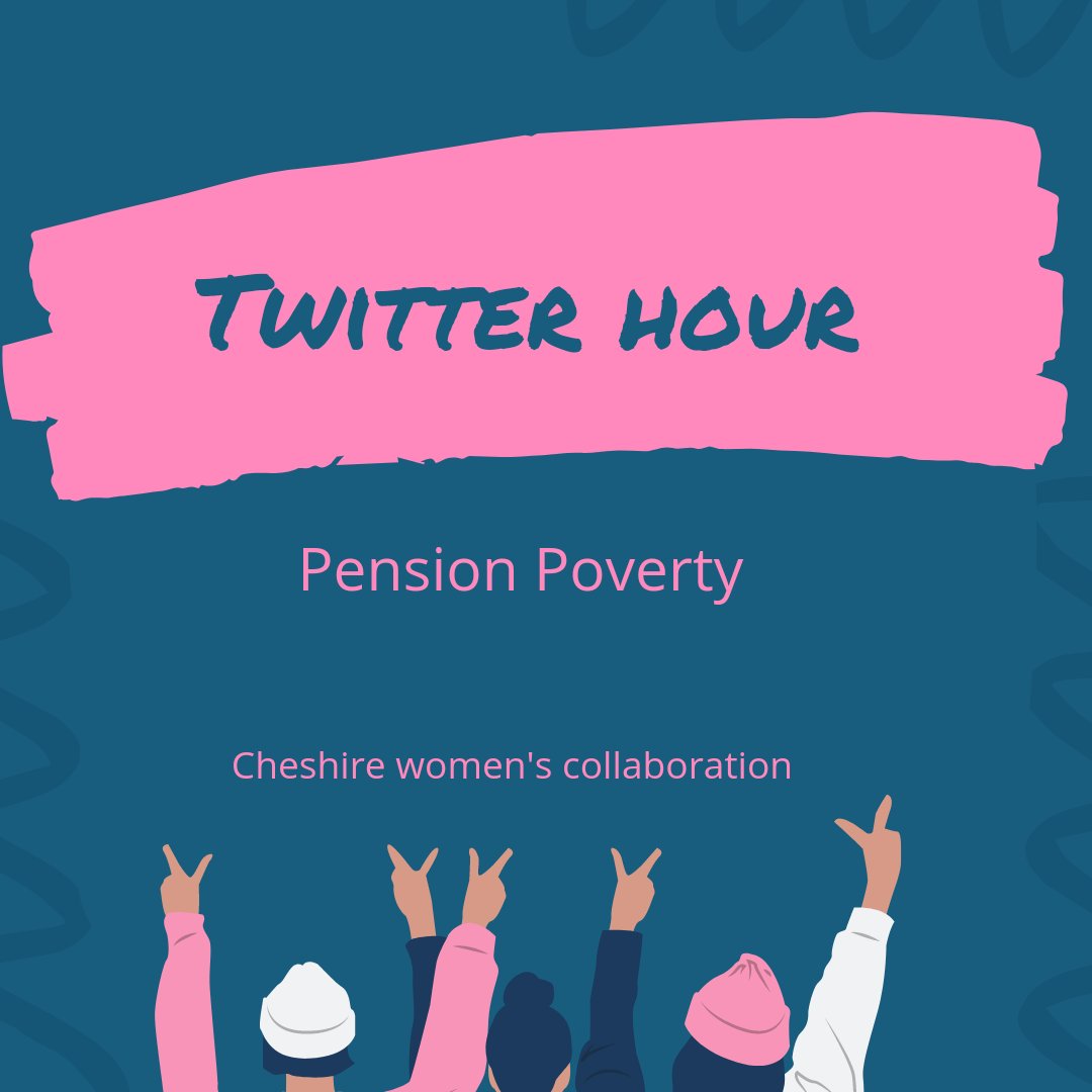 #twitterhour tomorrow's with the topic #pensionpoverty 

Come and join in with such an important topic 

@LauraSmithCrewe @emmastoreys @AlisonL43733634 @TheKateCousens @weezegee @SamanthaDixonMP @ManduReid