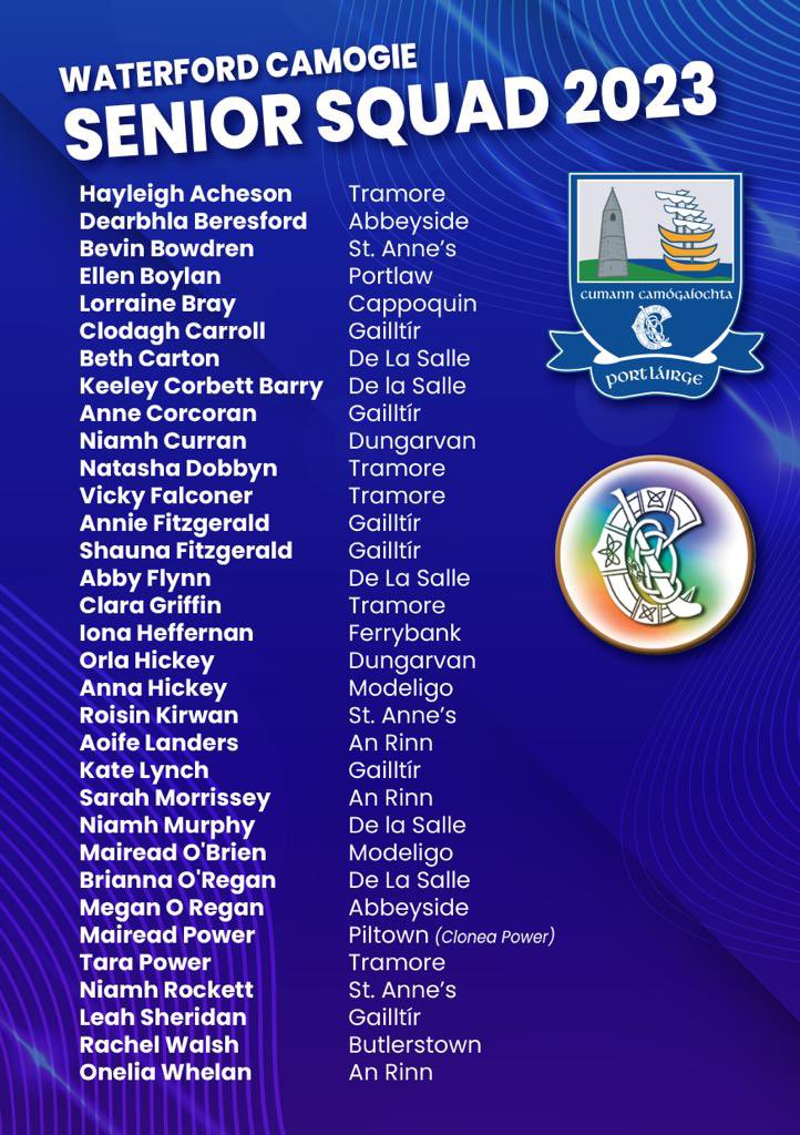 Meet our 2023 Senior Squad &amp; Mngt. Team at the Park Hotel Dungarvan, this Friday at 8 pm for our Race Night. This is our main fundraiser and enables us raise funds for all our County Teams for the year ahead. Please purchase a ticket &amp; show your support. 

collectit.ie/waterfordcamog…