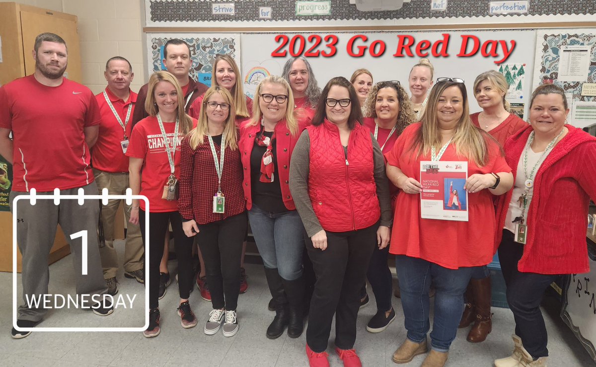 Lake Riviera Middle School on Twitter "Lakers go red today to support