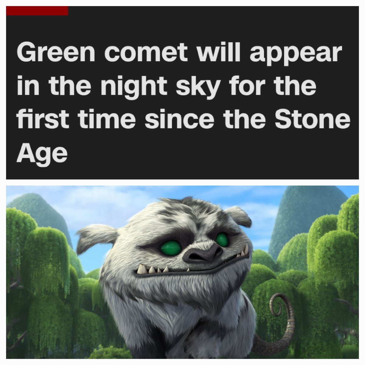 Tenmina_twitch's tweet photo. So, who thinks this is going to happen?  #Tinkerbell #Neverbeast #Disney #Greencomet https://t.co/2qYpRwG2dt