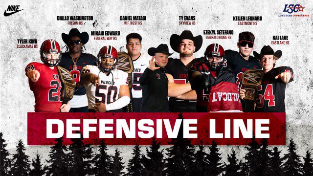Grant Torgerson (@coacht_cwu) on Twitter photo It’s official! All of these awesome young men are Wildcats! The future looks bright on the line of scrimmage 😎 <a href="/Tylerking_21/">Tyler King</a> <a href="/diallowash/">Diallo Washington</a> <a href="/DanielMatagi/">Daniel Matagi</a> <a href="/EdwardMikaio/">Mikaio Edward</a> <a href="/tyevans2023/">Ty Evans</a> <a href="/z_setefano/">Zeke Setefano</a> <a href="/kellenleonard/">Kellen Leonard</a> <a href="/KaiLane2023/">Kai Lane</a> It’s official! All of these awesome young men are Wildcats! The future looks bright on the line of scrimmage 😎 <a href="/Tylerking_21/">Tyler King</a> <a href="/diallowash/">Diallo Washington</a> <a href="/DanielMatagi/">Daniel Matagi</a> <a href="/EdwardMikaio/">Mikaio Edward</a> <a href="/tyevans2023/">Ty Evans</a> <a href="/z_setefano/">Zeke Setefano</a> <a href="/kellenleonard/">Kellen Leonard</a> <a href="/KaiLane2023/">Kai Lane</a>