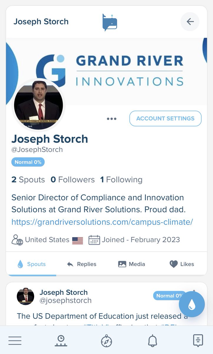 Friends and colleagues: are you on #Spoutible yet?

Follow me at: spoutible.com/JosephStorch and let me know to follow you back. Let’s create a great, welcoming community to learn and share. 

I just logged on for the first time and it looks promising. 

See you on the Spout.