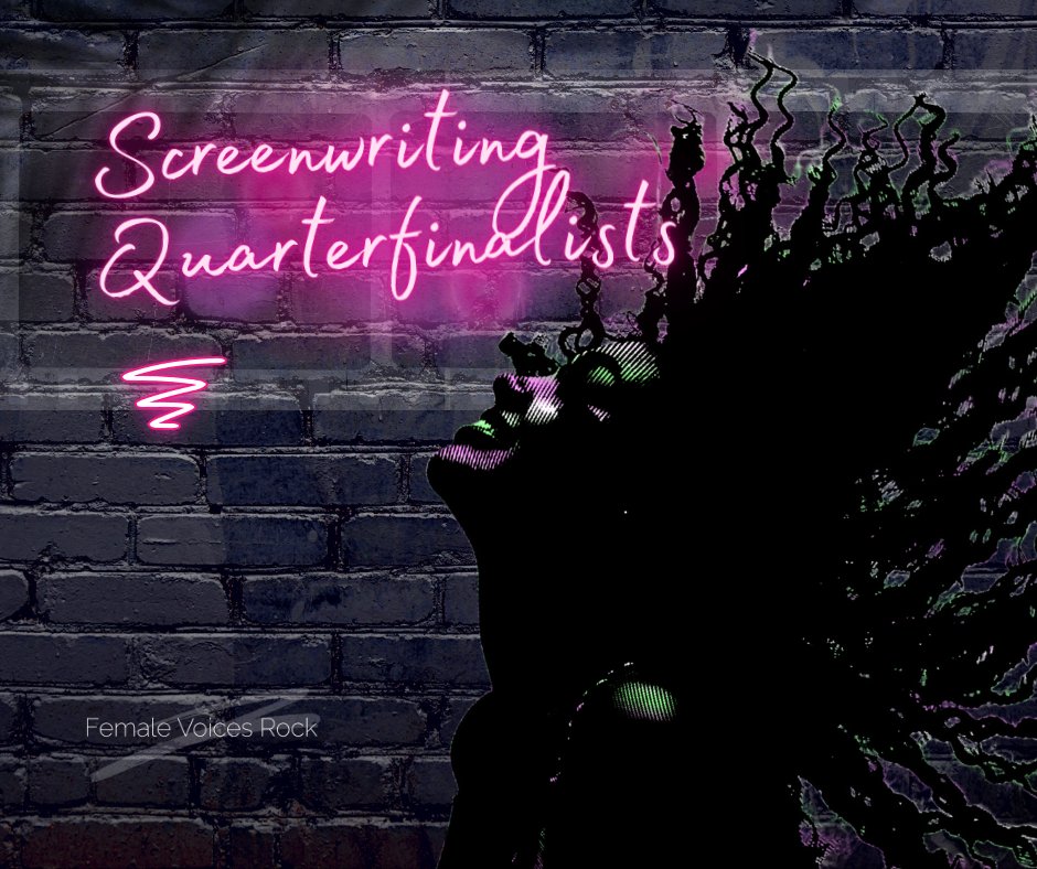 Announcing the 2023 Screenwriting Quarterfinalists!  [DRUM ROLL] 🥁 The quality of entries this year was amazing! Huge congrats to those that made this first round. Have at it! femalevoicesrock.com/screenwriting-… #screenwriting #screenwriters #prewga femalevoicesrock.com/screenwriting-…