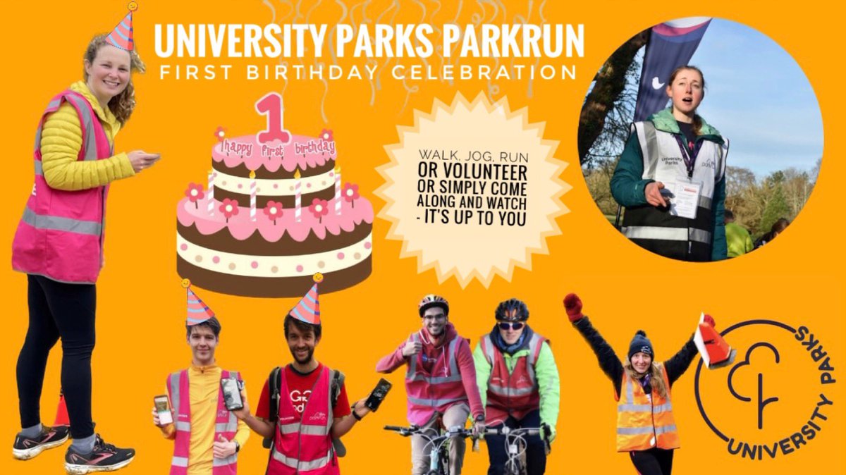 🎈𝗪𝗲'𝗿𝗲 𝘁𝘂𝗿𝗻𝗶𝗻𝗴 𝗼𝗻𝗲! 𝗝𝗼𝗶𝗻 𝘂𝘀 𝘁𝗼 𝗰𝗲𝗹𝗲𝗯𝗿𝗮𝘁𝗲 𝘁𝗵𝗶𝘀 𝗦𝗮𝘁𝘂𝗿𝗱𝗮𝘆 🗓️

Can you believe it? A whole year since our inaugural event, we'll be having a little party to celebrate 🎂

Hopefully you can all make it 😊

#loveparkrun #parkrun #parkrunuk 🌳