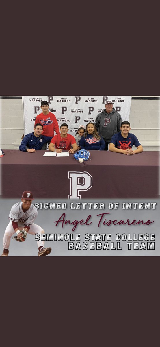 Angel15367095's tweet photo. Excited for this chapter in my life‼️✍🏾✍🏾 @PerryMaroonBSB @SSCbaseball https://t.co/tCWbCr4Zj7