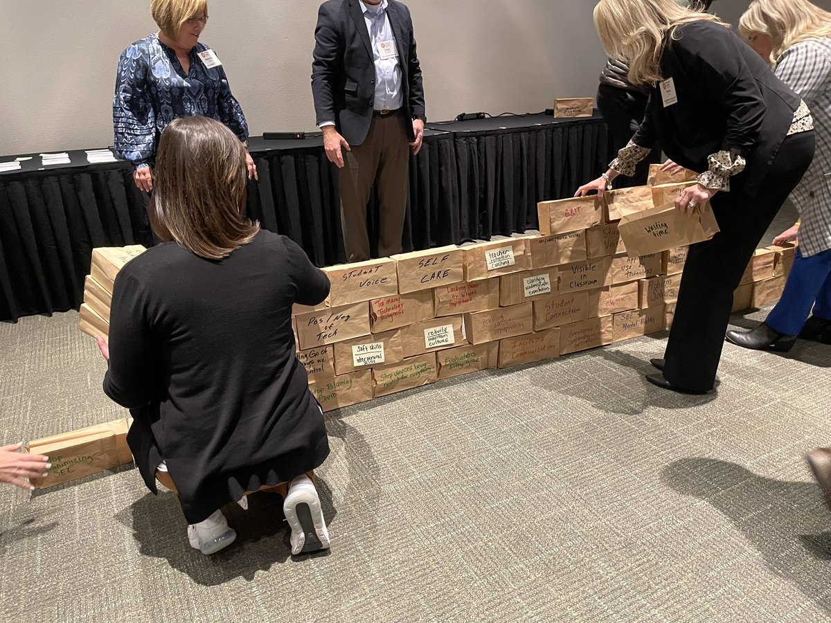 lizcastelline's tweet photo. Building a wall of barriers & bridges at @N2Learning #TXPVI! #PI12 https://t.co/BD0PEBlVy1