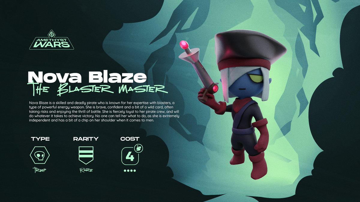 Attention Amethyst Wars Community!

Introducing...

Nova Blaze
The Blaster Master