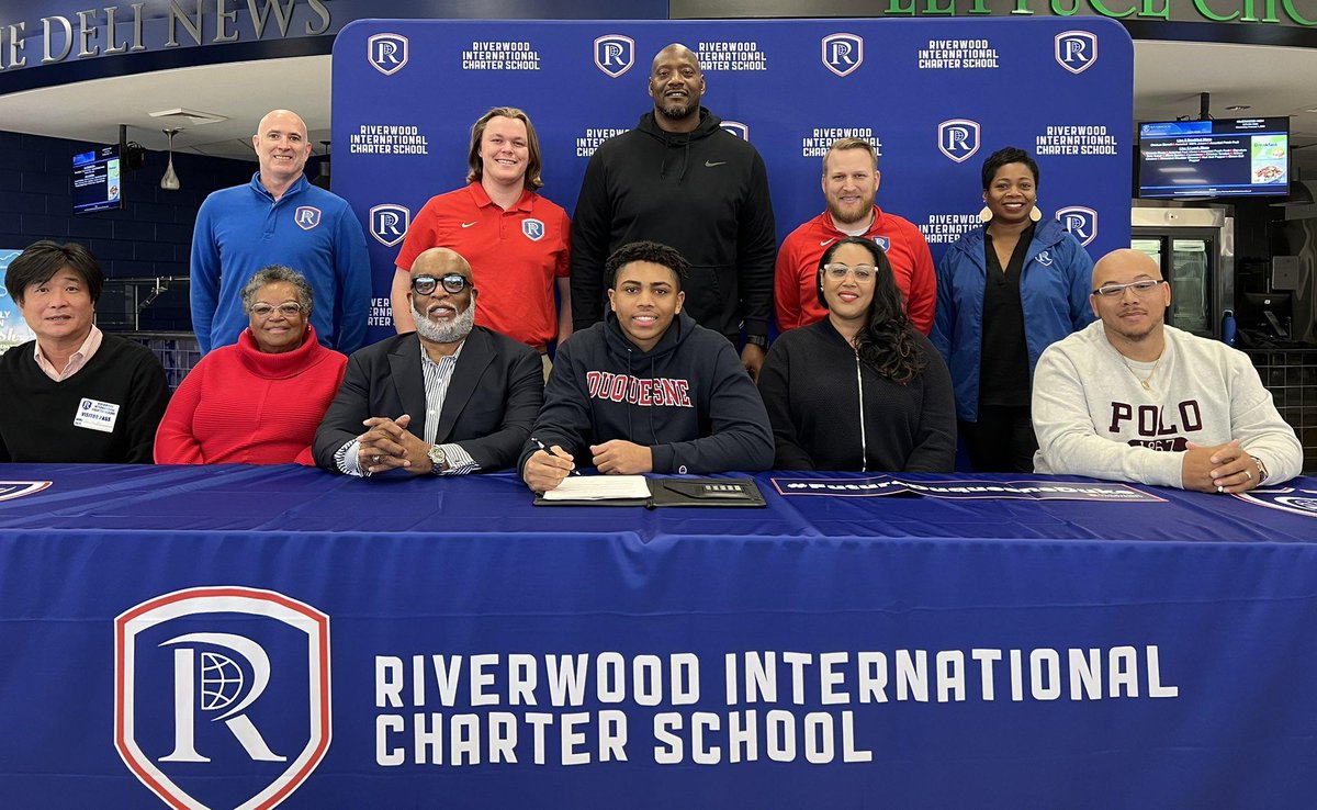 I would like to thank God and Master Do, My Nana, Dad and Mom as well as Mr. Tisby, My Coaches and Principal for being at my side during National Signing Day. I have committed to Playing Football in 2023 at Duquesne University. God Bless. MountZion#52