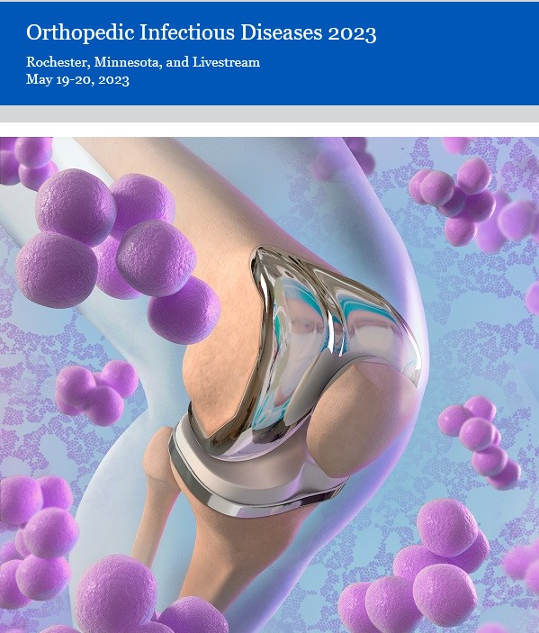 Mayo Clinic Infectious Diseases (@mayoclinicinfd) on Twitter photo SAVE THE DATE!
Ortho-ID CME Course 2023
Come join us in person or participate virtually
Rochester, Minnesota
May 19-20, 2023
Course is organized by Drs. @GinaSuhMD and <a href="/MDTande/">Aaron Tande</a> SAVE THE DATE!
Ortho-ID CME Course 2023
Come join us in person or participate virtually
Rochester, Minnesota
May 19-20, 2023
Course is organized by Drs. @GinaSuhMD and <a href="/MDTande/">Aaron Tande</a>