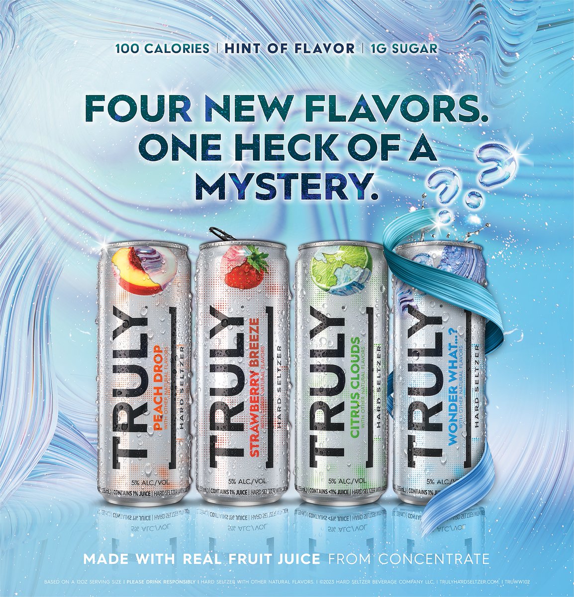Mystery flavor?! ✨ #NEW from @Truly is their Wonderworld pack with 3 great flavors and one mystery 👀