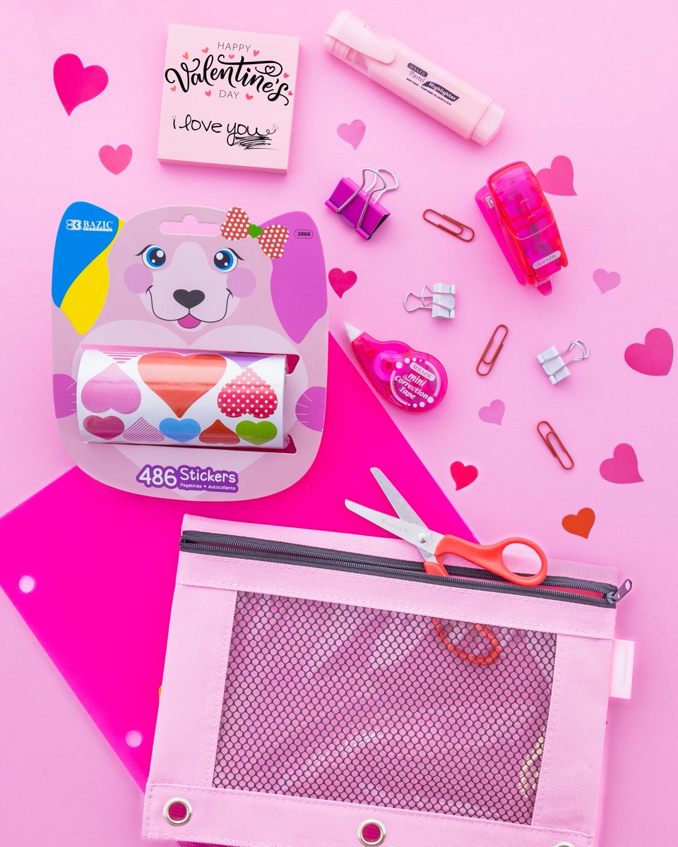 BazicProducts's tweet photo. 💘 GIVEAWAY 💘 Here's to the sweetest, happiest time of the year ❤️ We are sharing the love this month by giving away a bundle of our favorite office supplies! It's not just all chocolates and red roses 😉 https://t.co/zuC6HuhG2H