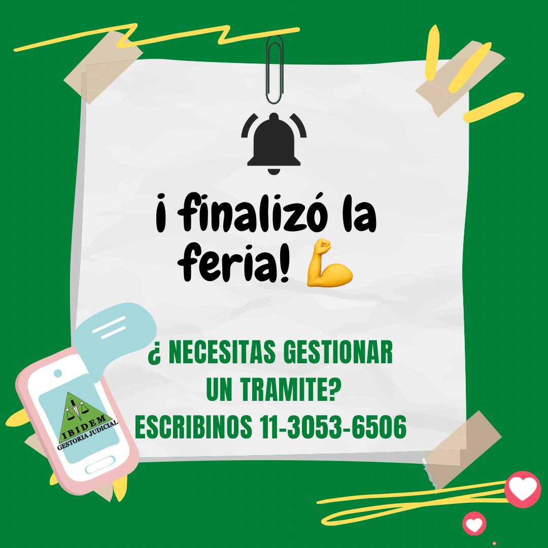 ibidemgestoria's tweet photo. Finalizó la Feria Judicial y estamos acompañándote en todos los servicios que necesites para estar este año sólo atento a captar nuevos clientes y trabajar mejor en cada expediente.                                      Como dice el refrán “ al Cesar, lo que es del César”. https://t.co/P8SDwB9oEg