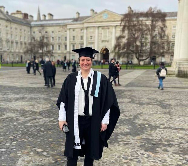 sportscaroline's tweet photo. Graduation day 👩🎓📜- lovely to see colleagues past & present! Fabulous day had by all! @CityofDublinETB @Carcher_PD #Inclusion #Diversity #Commencements @tcddublin @IDTCD https://t.co/sjvze91c56