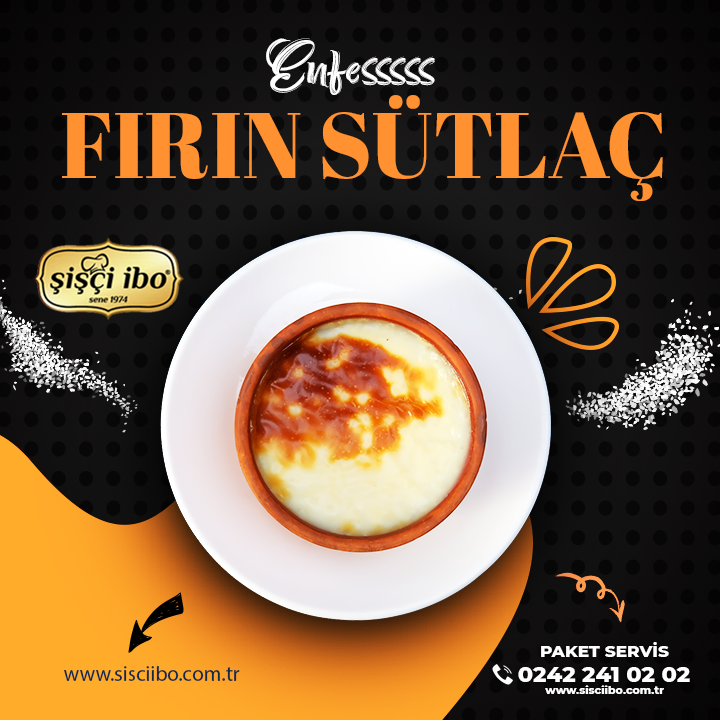 Kıvamı yerinde, fırında pişmiş, cevizli, tam ağzınıza layık, enfes sütlaç...
KONYAALTI: ️☎️0242 241 02 02
KORKUTELİ: ☎️0242 643 00 03
#sisciibo #şişçiibo #antalya #konyaaltı #korkuteli #sütlaç #şişköfte #piyaz #kabaktatlısı #arapkadayıfı #ödüllürestoran #tavukkanat #tavukşiş