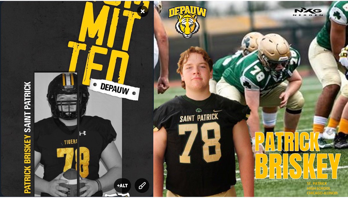 Keith Smilie (@nexgenscouting) on Twitter photo 2023 OL/DL Patrick Briskey <a href="/briskey_patrick/">Patrick Briskey</a> St. Patrick HS (Chicago) has committed to DePauw University <a href="/DePauwTigersFB/">DePauw Football</a> <a href="/qbdietz/">Brett Dietz</a> 2023 OL/DL Patrick Briskey <a href="/briskey_patrick/">Patrick Briskey</a> St. Patrick HS (Chicago) has committed to DePauw University <a href="/DePauwTigersFB/">DePauw Football</a> <a href="/qbdietz/">Brett Dietz</a>