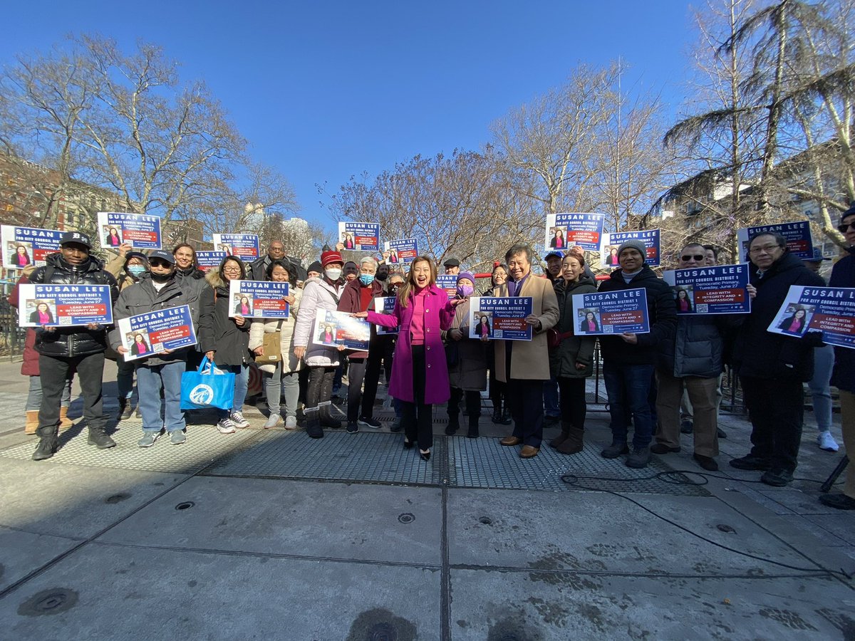 susanleenyc's tweet photo. Today I announced that I’m running for City Council in Lower Manhattan, District 1. 
🧵 https://t.co/TiHAosc71w
