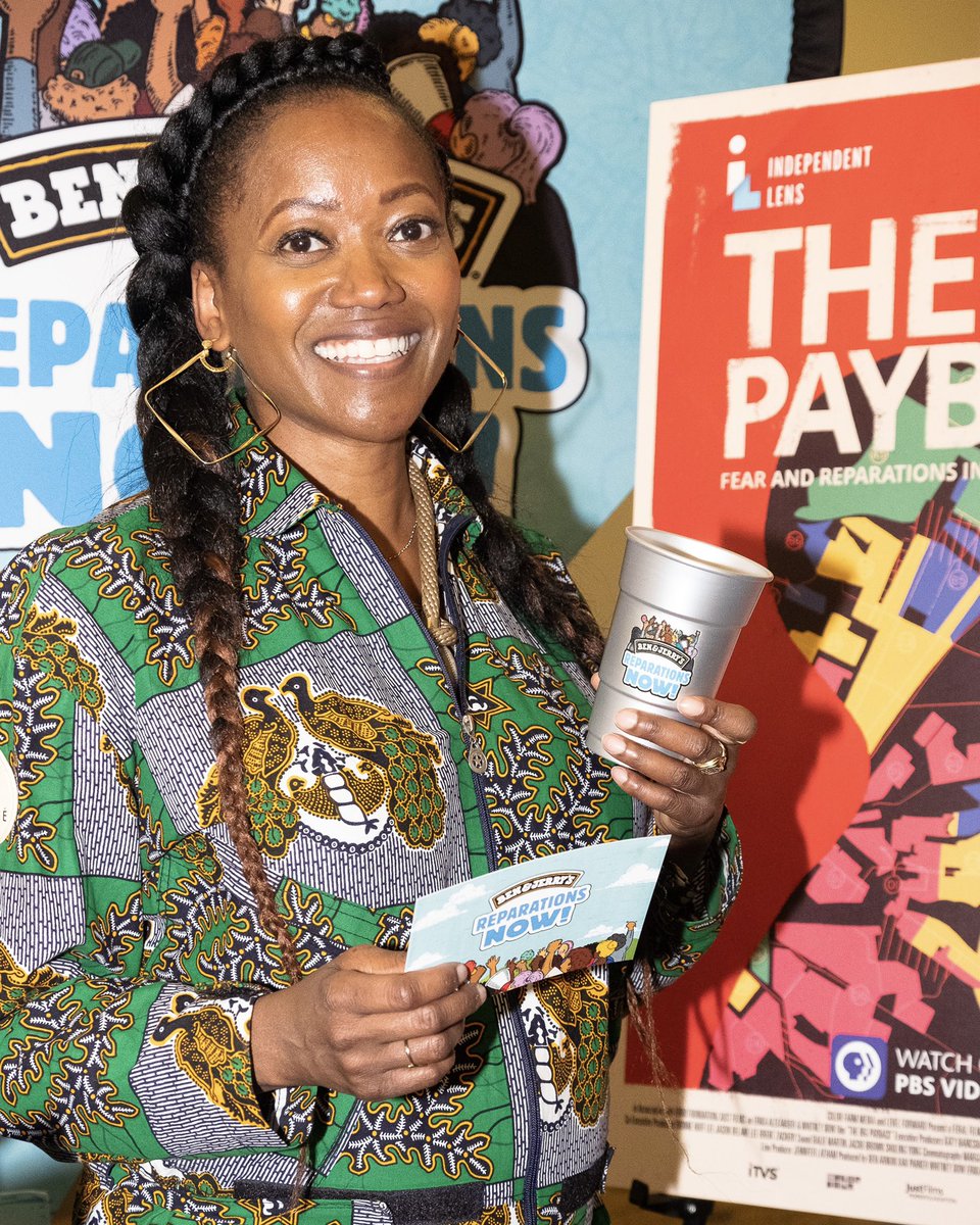 EAlexTheGreat's tweet image. We loved scooping up @benandjerrys root beer floats in support of #reparations at @BennettCollege! Thank you to everyone who joined me and @colorfarm for the screening and discussion around #TheBigPayback! 

#SilenceIsNotAnOption #bennettcollege #reparations #hr40
