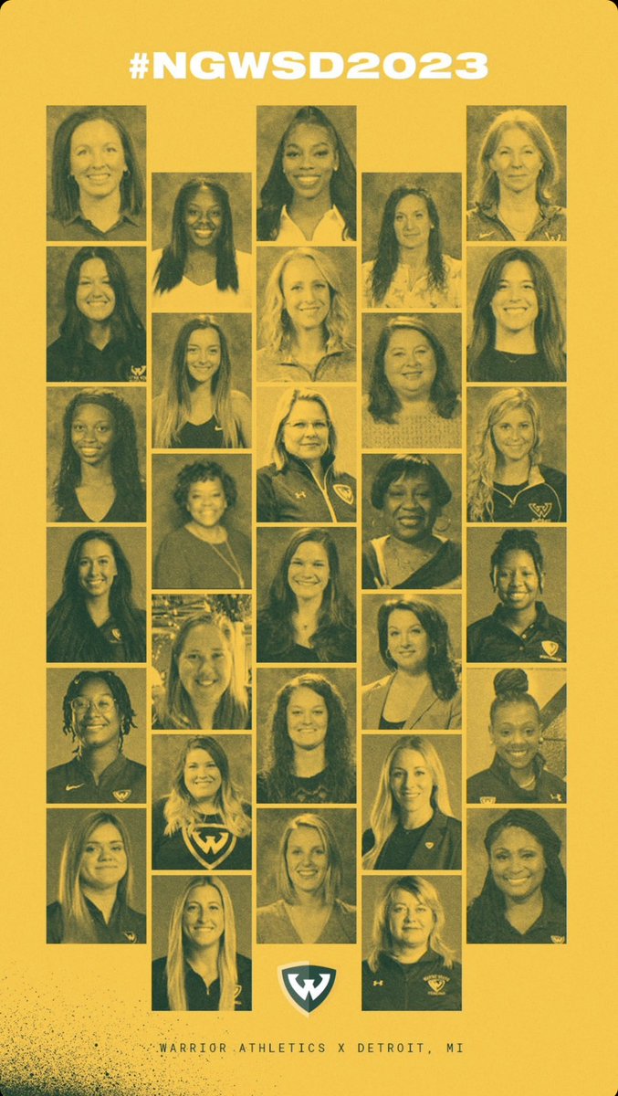 Look how lucky I am to work with these strong, fierce women in sport! @WomenLeadersCS @waynestwarriors #womenleadersincollegesport #NGWSD2023