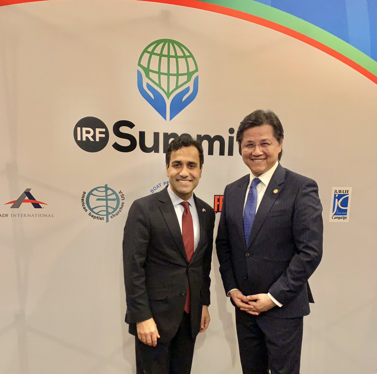 Rehman_Chishti's tweet photo. It was a pleasure to attend @IRFSummit &amp; meet with counter parts from around globe,civil society, NGOs, policy makers in advancing Religious Freedom for all.  Many I engaged with during my time as 🇬🇧 Special Envoy FORB 2019-2020. Ambassador @SamuelBrownback @nuryturkel @jaybark7 https://t.co/SfYitE3Lwd