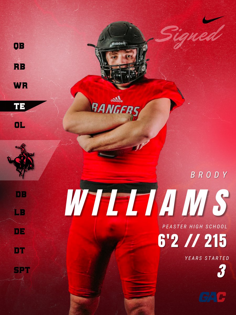 Welcome Brody Williams <a href="/Bwill_rw/">Brody R. Williams</a> out of Peaster to the Ranger Family!
#RRR