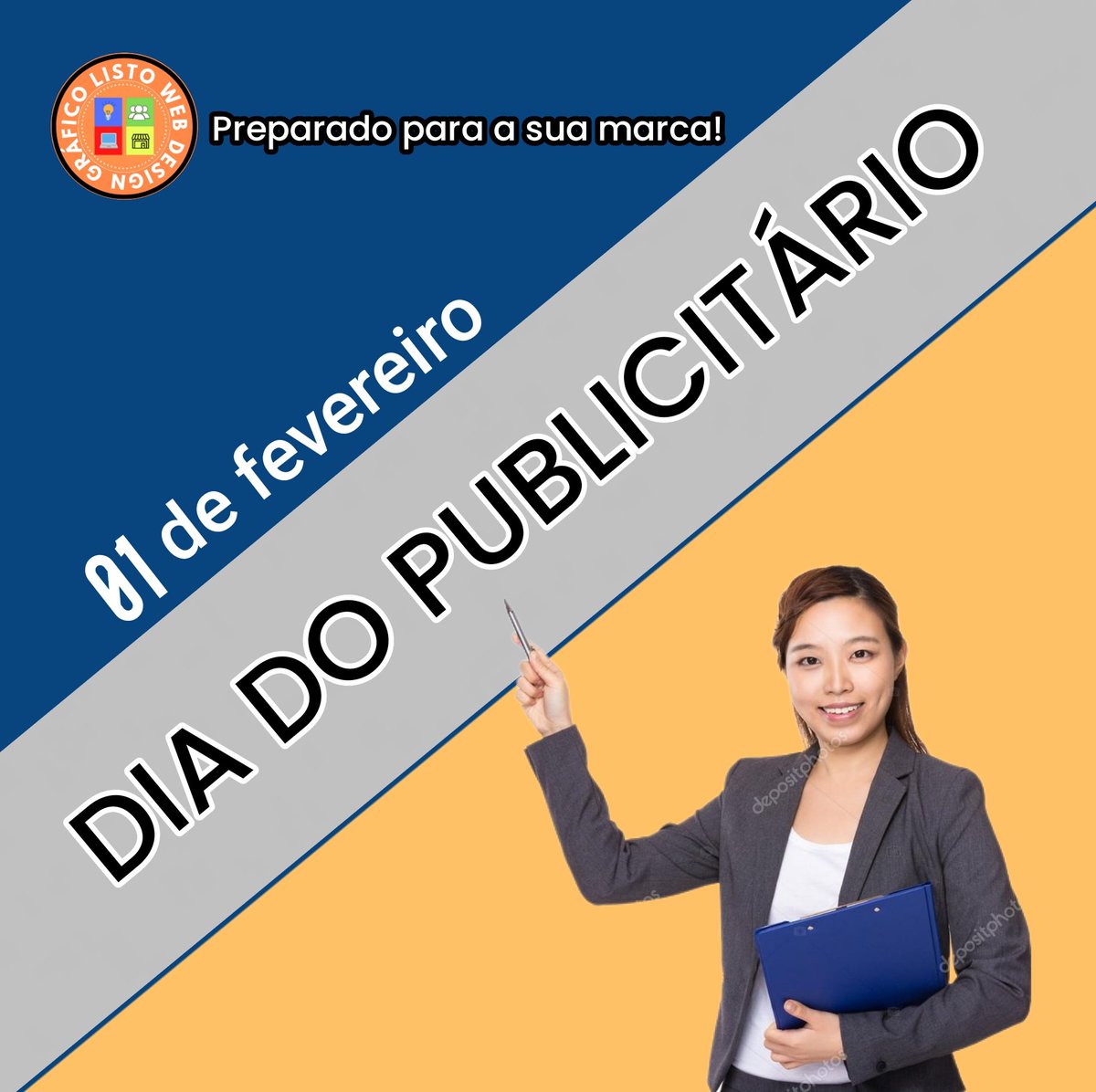 ListoDesign's tweet photo. DIA DO PUBLICITÁRIO 

Nesta data a Listo Web Design Gráfico parabeniza a todos os profissionais de comunicação social que são responsáveis em pensar, criar e desenvolver campanhas publicitárias, peças e projetos.

#publicidadeepropaganda
#designgrafico #marketingdigital https://t.co/Vy71KOFb1N